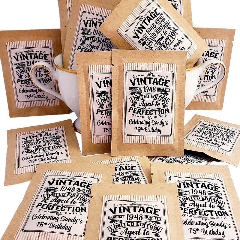
    Vintage Birthday Party Favors
  