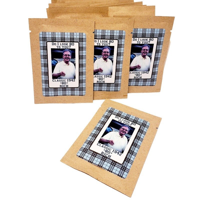 Add Your Photograph Personalized Birthday Party Tea Bag Favors-2