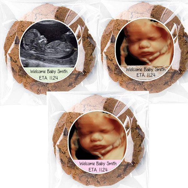 Add Your Sonogram Photograph Personalized Cello Favor Bags - Favors Today
