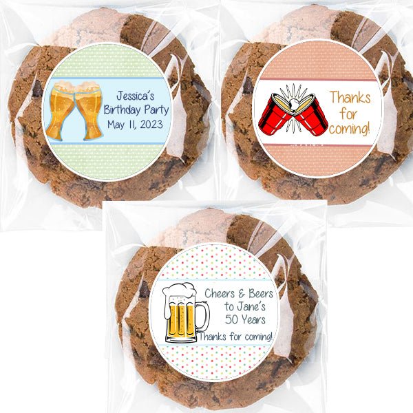 Personalized Adult Cheers and Beers Cello Favor Bags Many Options - Favors Today