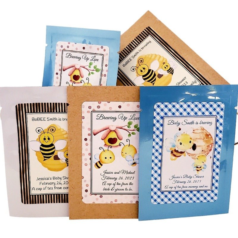 Bumble Bee Party Favors Personalized Tea Bag Custom Party Gift-1