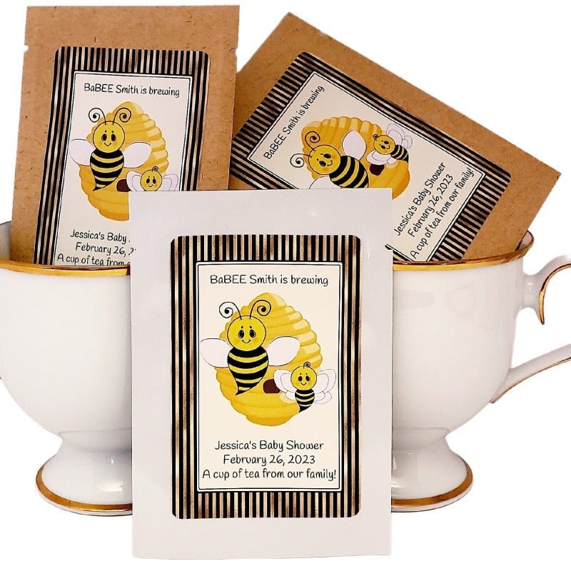 Bumble Bee Party Favors Personalized Tea Bag Custom Party Gift-2