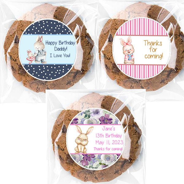 Personalized Bunny Rabbit Cello Favor Bags Many Options - Favors Today