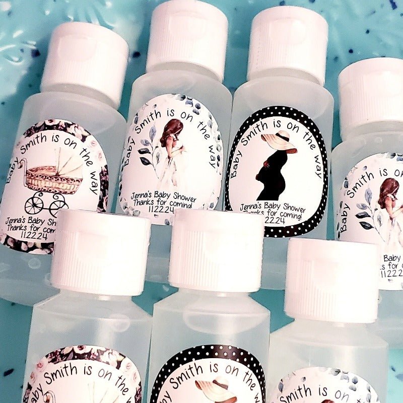 Personalized Its A Girl Baby Shower Hand Sanitizer Party Favors - Favors Today