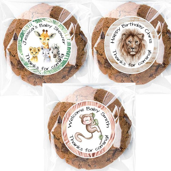 Personalized Jungle Safari Animal Cello Favor Bags Many Options - Favors Today