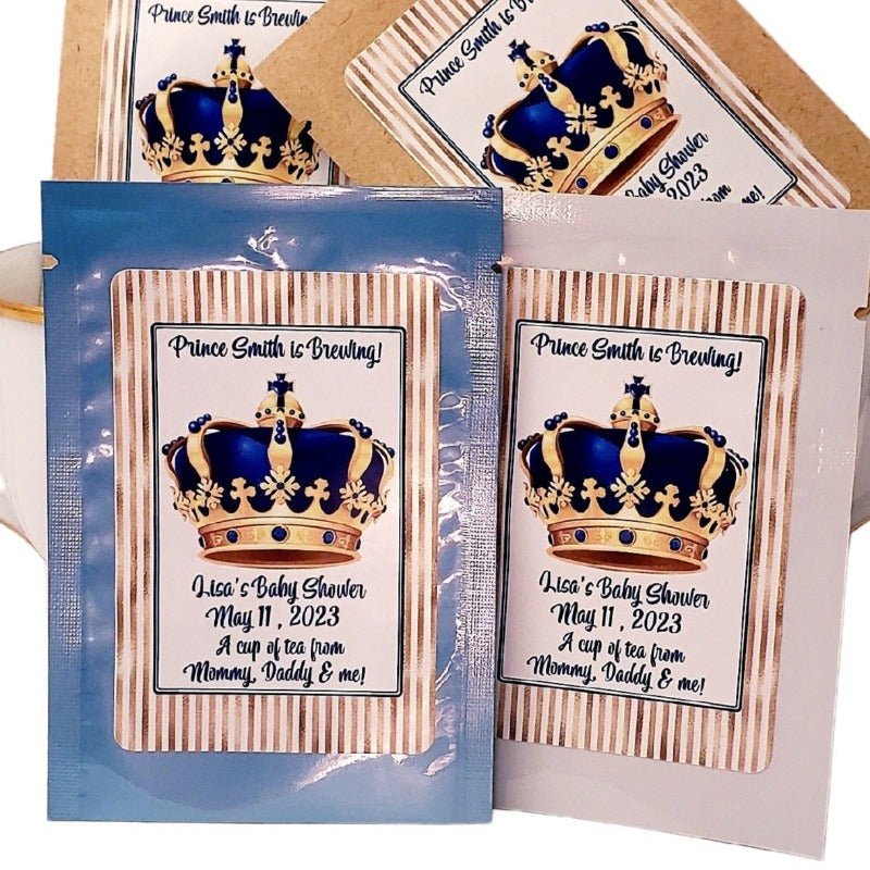 Little Prince Party Favors Baby Shower Tea Bag Custom Gift Decoration-2