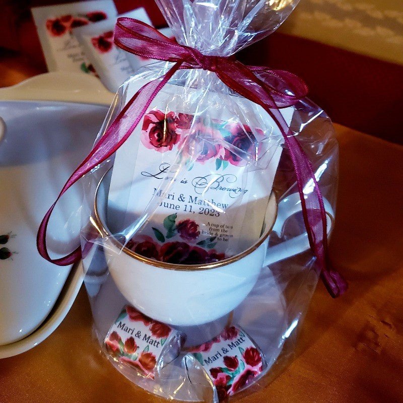 Baby Bridal Shower and Wedding Favors Custom Tea Bag Gift Idea-8