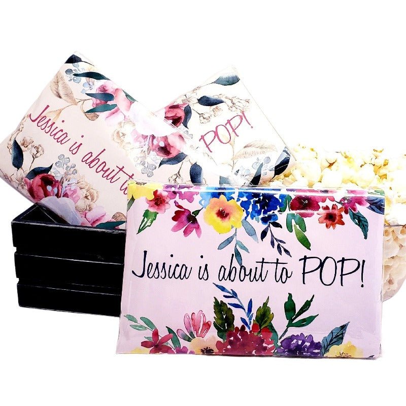 Baby Bridal Shower Favors Microwave Popcorn Anniversary Party Favors-1