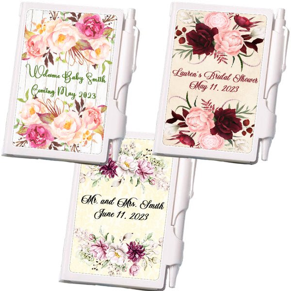 Personalized Baby Shower Notebook Party Favors