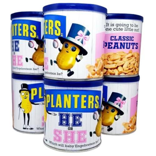 Personalized Baby Shower Peanut Can Party Favors