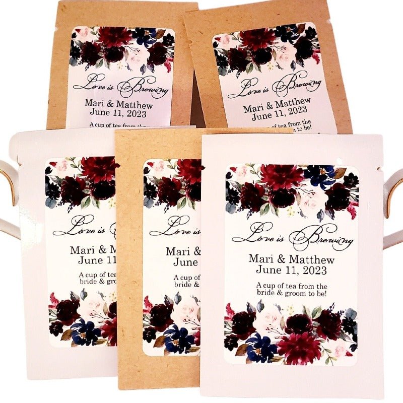 
    Elegant Maroon Party Favors
  