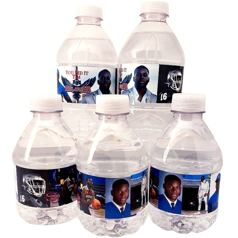 
    Water Labels ~ $0.39 each
  