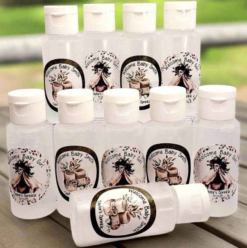 Boho Hand Sanitizer Shower Party Favors