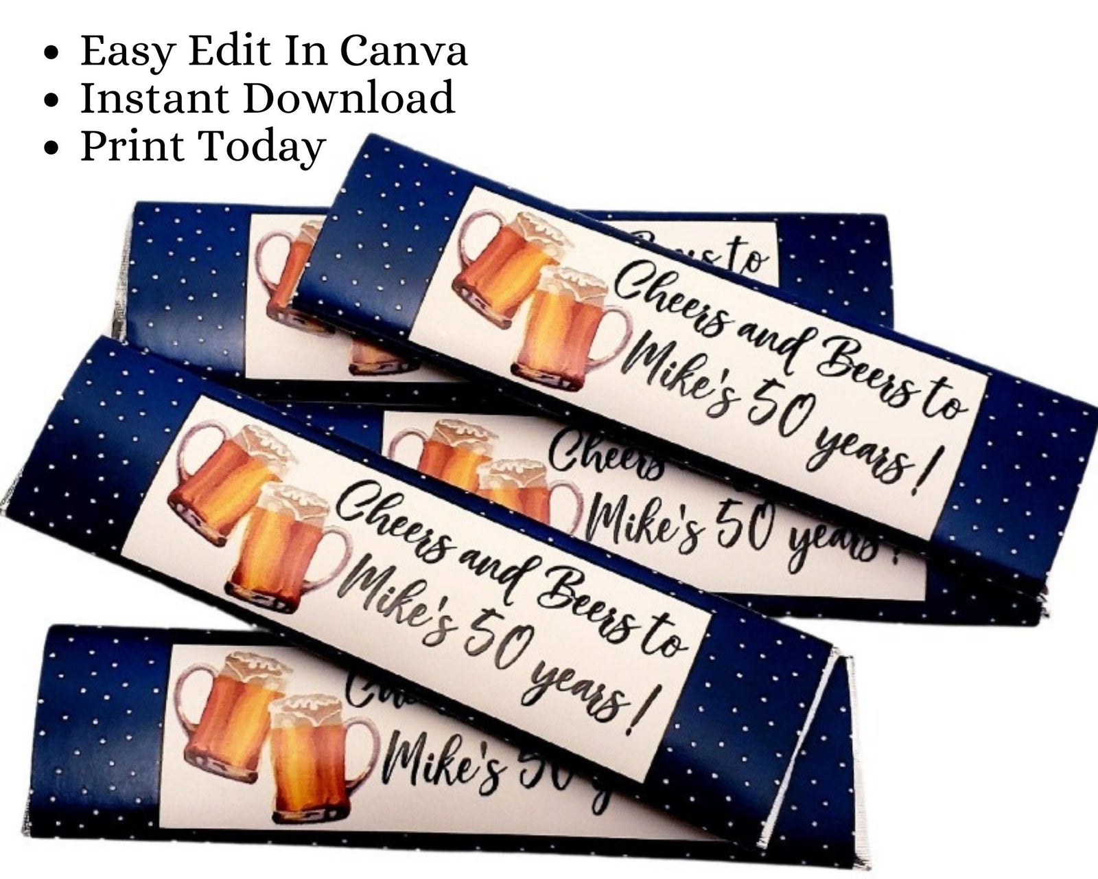 DIY Adult Birthday Party Cheers Beers Gum Stick Party Favors