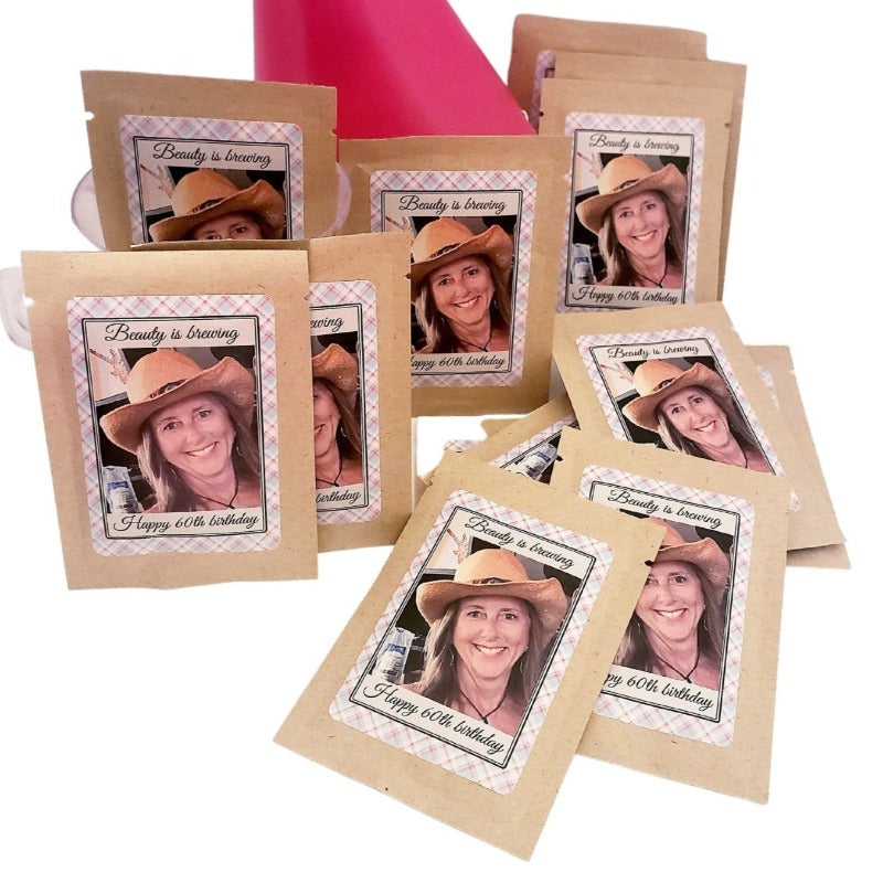 Add Your Photograph Personalized Birthday Party Tea Bag Favors-3