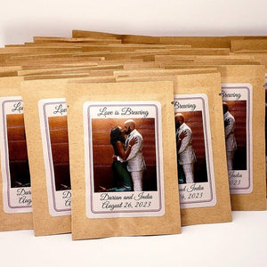 Add Your Photograph Personalized Bridal Shower Tea Bag Party Favors-2