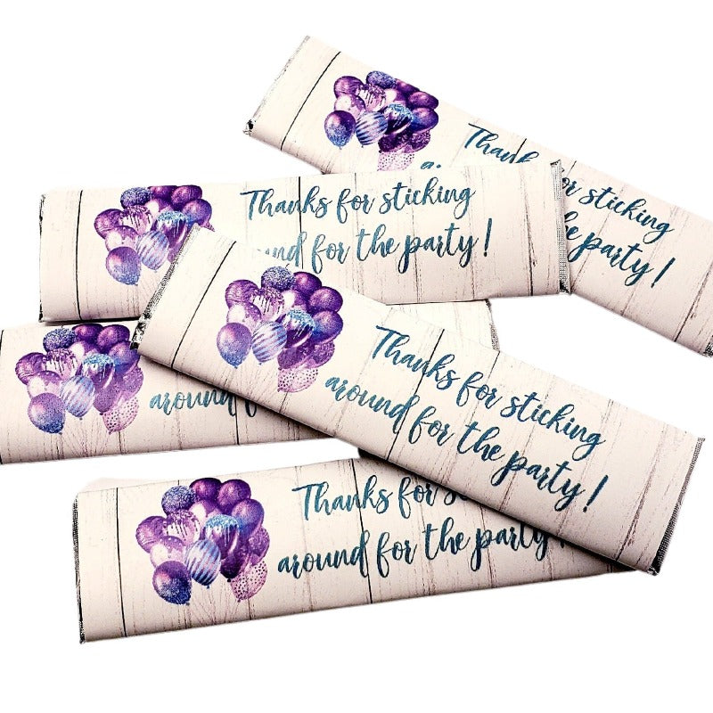 Birthday Party Gum Stick Favors