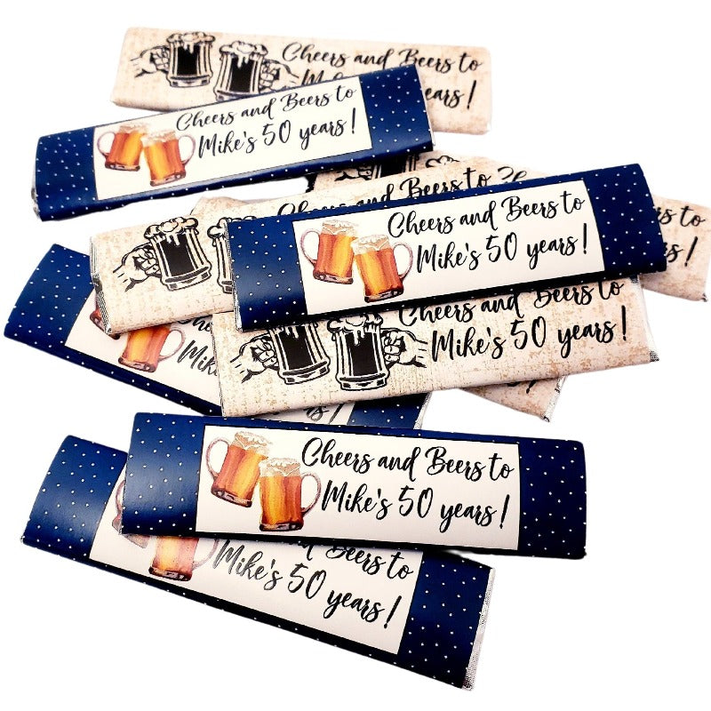 Cheers and Beers Adult Birthday Party Gum Stick Favors and Decorations