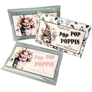 Baby Shower Birthday Party Bunny Rabbit Favors Microwave Popcorn-1