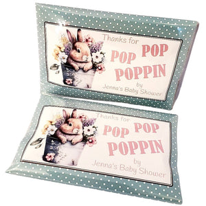 Baby Shower Birthday Party Bunny Rabbit Favors Microwave Popcorn-3