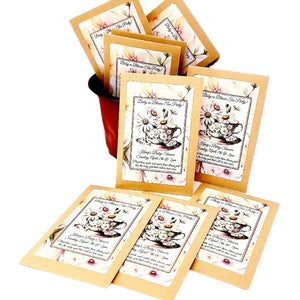 Personalized Tea Party Seed Packet Party Favors Many Options