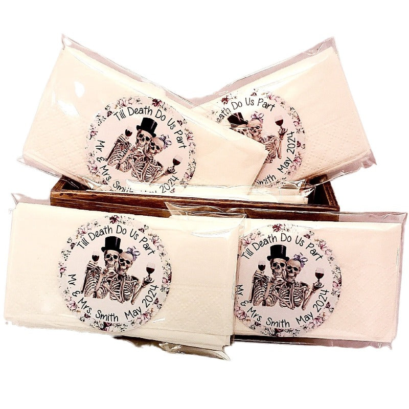 Personalized Bridal Shower Tissue Party Favors Many Options - Favors Today