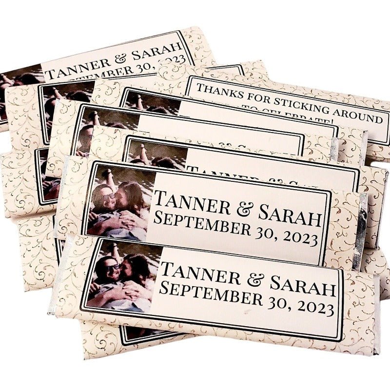 Wedding Bridal Shower and Birthday Party Favors Personalized Gum Stick-1