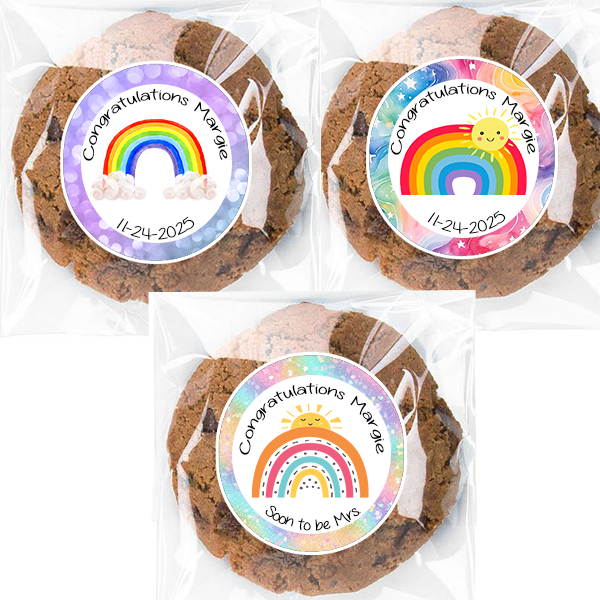 Personalized Rainbow Cello Party Favor Bags