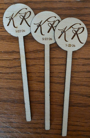 Wooden stirrers