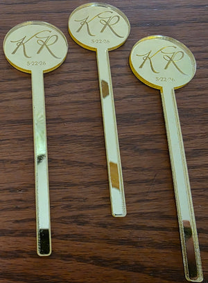 Gold stirrers
