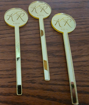 Gold stirrers
