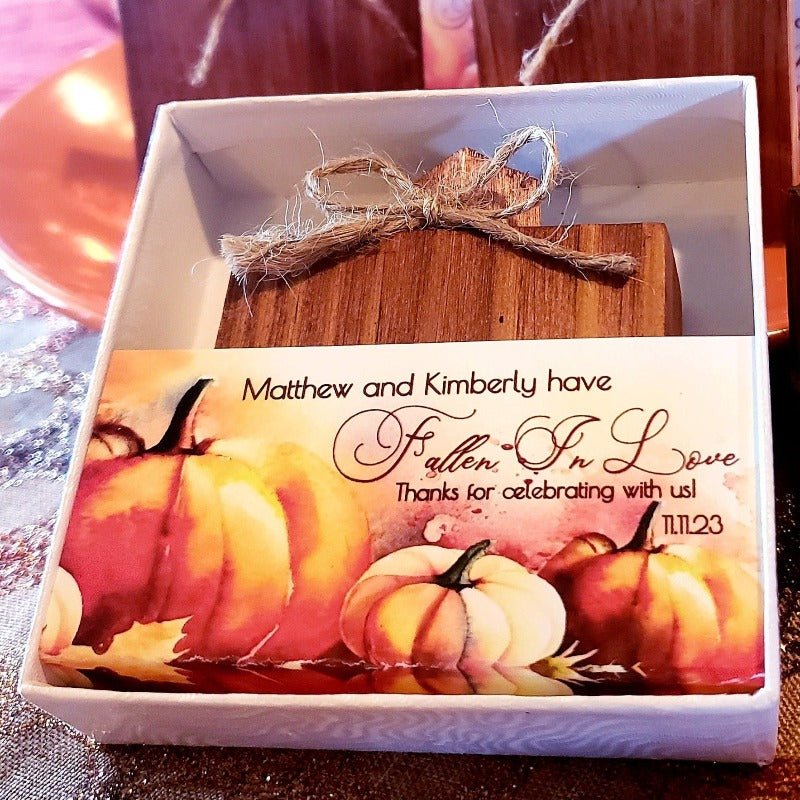 2023 Must Have Personalized Rustic Fall Wedding Party Favors - Favors Today