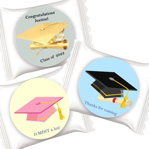 50 Personalized Graduation Mint Party Favors - Favors Today