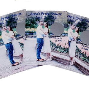Add Your Photograph Personalized Scratch Off Party Game Card - Favors Today
