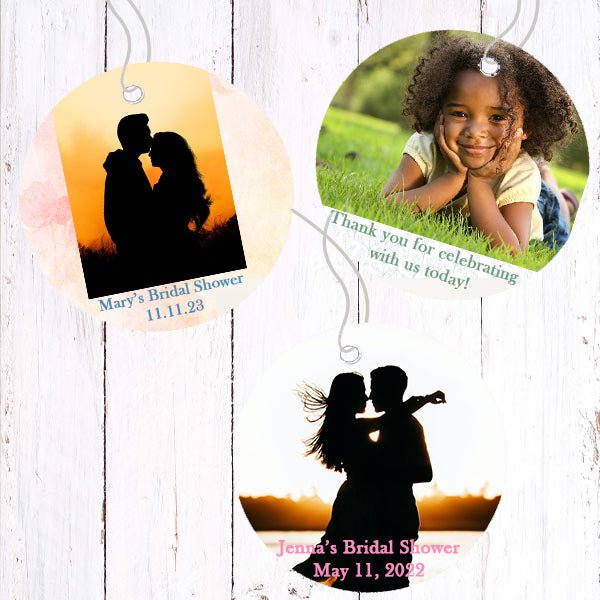 Add Your Photograph Personalized Thank You Favor Tags - Favors Today