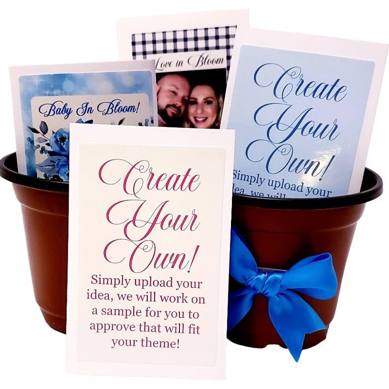 Create Your Own Personalized Seed Packet Favors - Favors Today