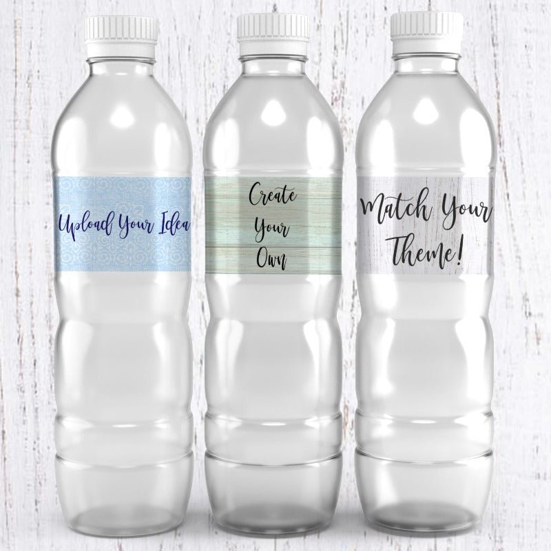 Create Your Own Personalized Waterproof Water Bottle Labels - Favors Today