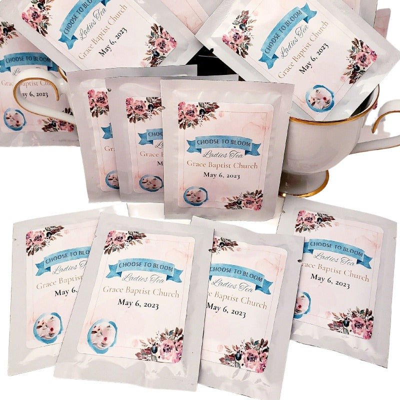 Upload Your Idea Create Your Own Personalized Tea Bag Party Favors - Favors Today