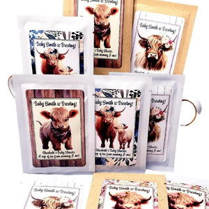 Highland Cow Party Favors Personalized Tea Bag Gift Favor-1