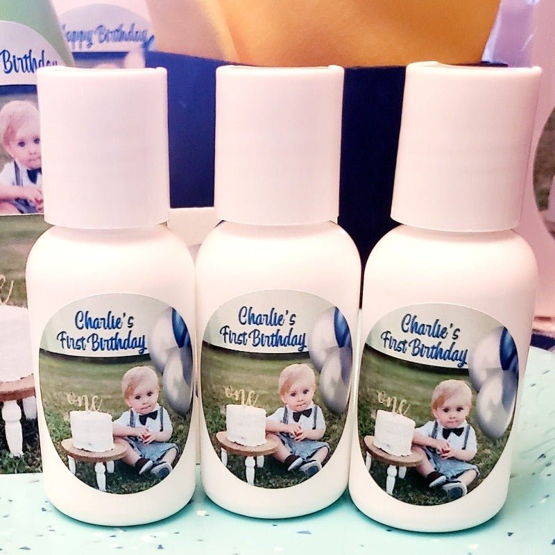 Personalized Add Your Photograph Hand Lotion Party Favors