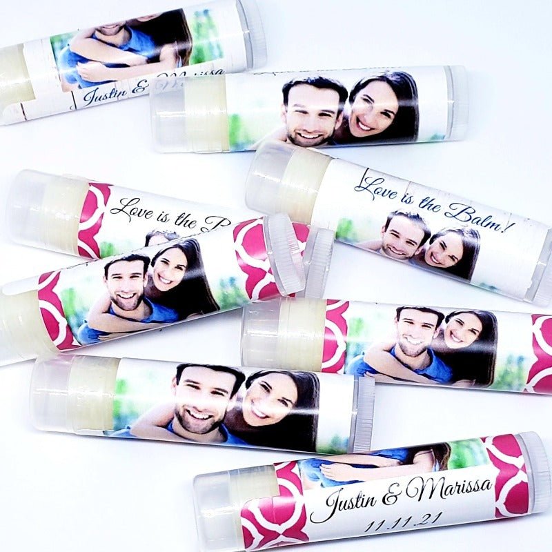 Personalized Add Your Photograph Lip Balm Chap Stick Party Favors - Favors Today