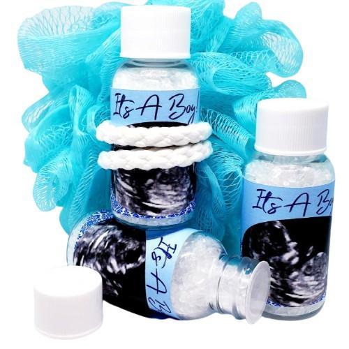 Baby Shower Favors Add Your Sonogram Photograph Bath Soak-1