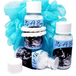 Personalized Add Your Sonogram Photograph Bath Salt Baby Shower Favors - Favors Today