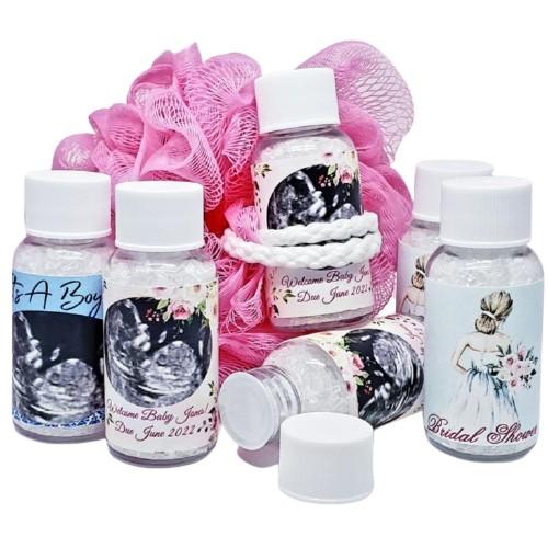 Baby Shower Favors Add Your Sonogram Photograph Bath Soak-3