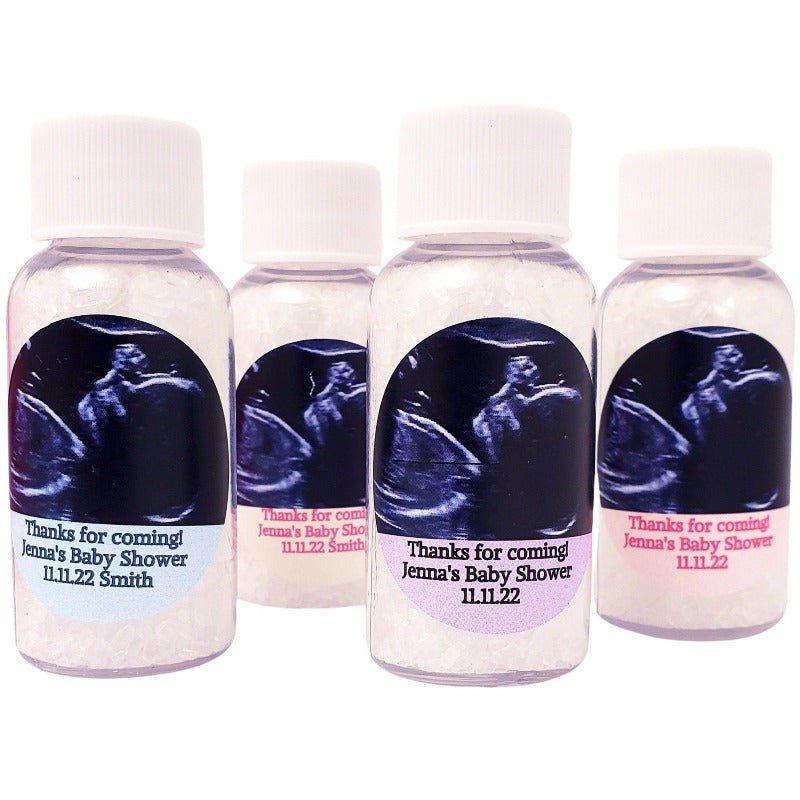 Baby Shower Favors Add Your Sonogram Photograph Bath Soak-1