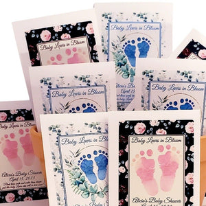 Personalized Baby Feet Baby Shower Seed Packet Party Favors - Favors Today