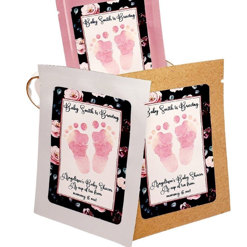 Personalized Baby Feet Baby Shower Seed Packet Party Favors