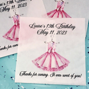 Personalized Ballet and Dance Party Glassine Favor Bags - Favors Today