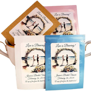 Beach Theme Party Idea Personalized Wedding Tea Party Favors-5