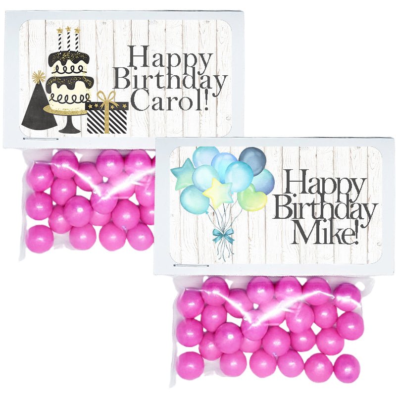 Personalized Birthday Party Custom Treat Favor Bags and Toppers - Favors Today